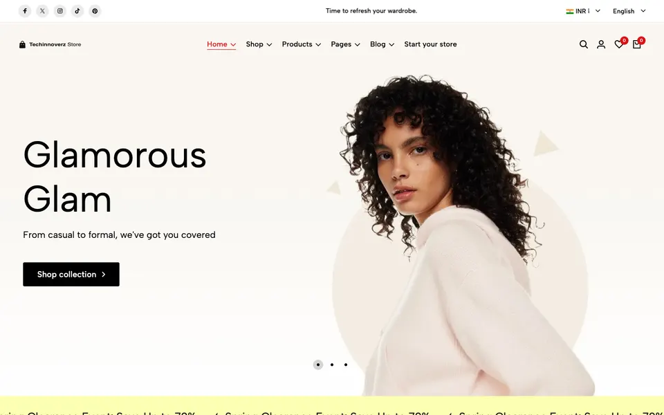 Fashion theme preview
