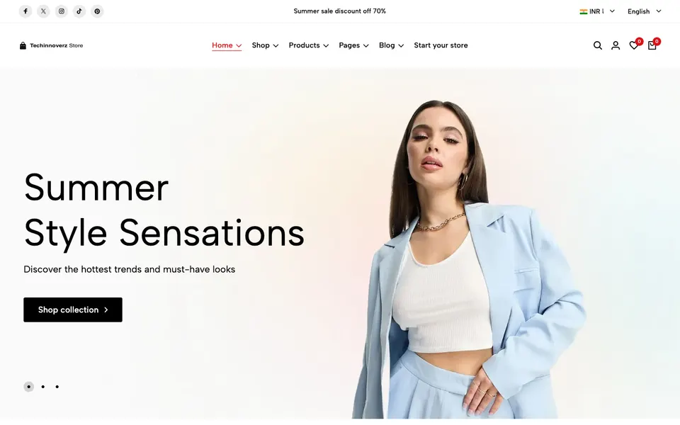 Fashion Classic theme preview