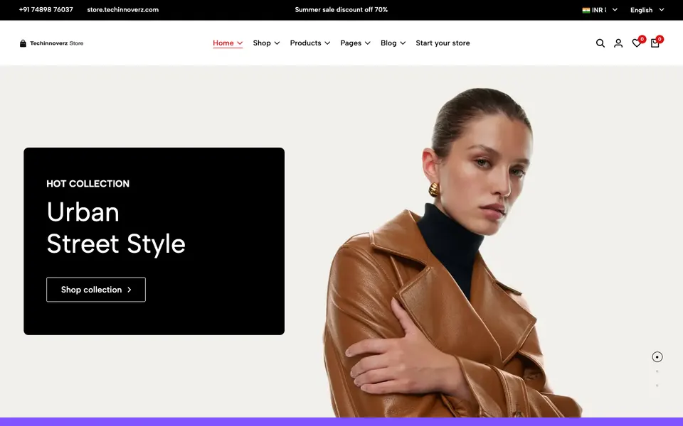Urban Style theme preview